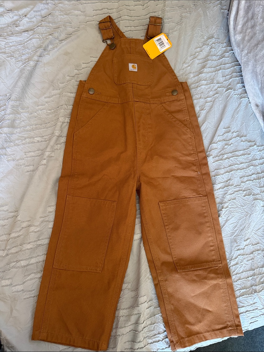 Carhartt Rust Brown Bib Overalls